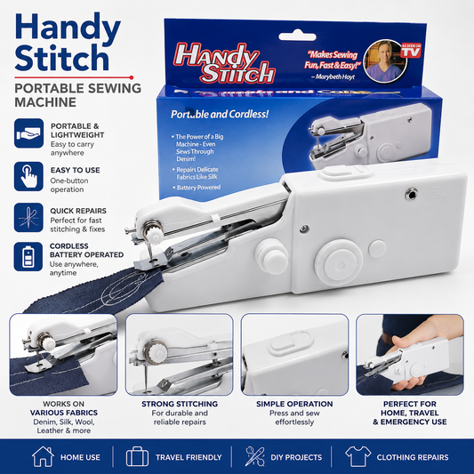 Handy Stitch Portable Handheld Sewing Machine