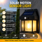 Solar Motion Sensor Wall Light – Automatic Outdoor LED Solar Lamp For Home, Garden & Camping